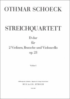 Quartett D-Dur op.23 für 2 Violinen, Viola und Violoncello Stimmen