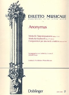 Cover Werke für Tasteninstrumente (Italien, 17. Jahrhundert)