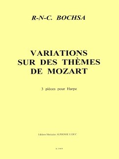 Cover Variations sur des thčmes de Mozart pour harpe