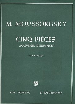 Cover 5 pičces pour piano Souvenir d'enfance