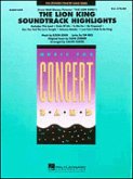 Elton John_Hans Zimmer_Tim Rice, The Lion King Soundtrack Highlights Concert Band Partitur