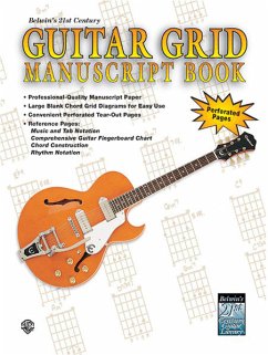Cover 21st Century Guitar Grid Manuscript Book