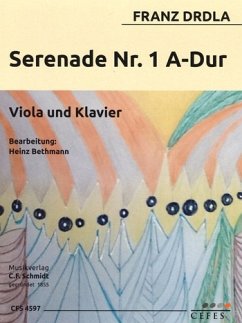 Cover Serenade A-Dur Nr.1 für Viola und Klavier