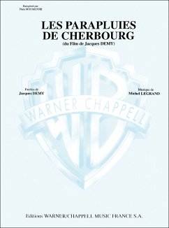 Cover Michel Legrand, Les Parapluies de Cherbourg Vocal and Piano Buch