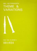 Theme and Variations for 2 clarinets score Theme and Variations for 2 clarinets score