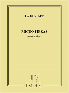 Cover Micro piezas hommage a Darius Milhaud pour 2 guitares partition