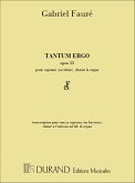 Tantum Ergo pour mezzo soprano (baryton) et orgue (choeur ad lib)