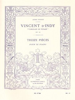 Cover Tableaux de Voyage op.33 pour piano