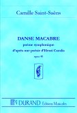 Danse macabre op.40 poeme symphonique partition miniature