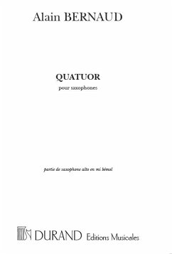 Quatuor pour saxophones saxophone alto