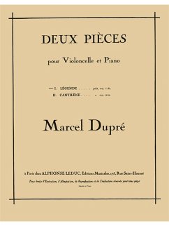Cover Legende pour violoncelle et piano 2 pieces
