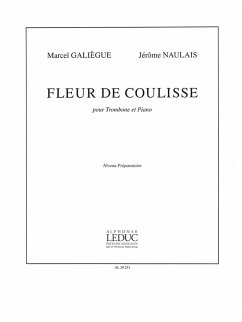 Cover GALIEGUE/NAULAIS FLEUR DE COULISSE TROMBONE ET PIANO