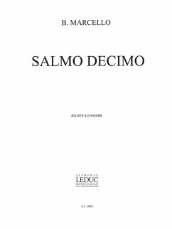 Cover Salmo dechimo pour solistes et choeur mixte a cappella partition