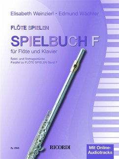 Cover Flöte spielen - Spielbuch Band F (+Online) für Flöte und Klavier