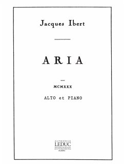 Cover IBERT/NEUBERTH ARIA ALTO ET PIANO