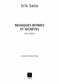 Cover Musiques intimes et secrčtes pour piano Piano