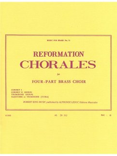 Cover DIVERS/KING REFORMATION CHORALES BRASS QUARTET/SCORE (PARTITION) MFB073