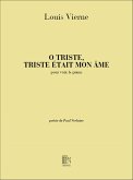 Vierne O Triste Etait Mon Ame Soprano-Piano Vocal and Piano