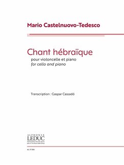 Cover Chant hébraique pour violoncelle et piano