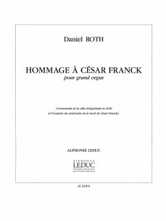 Cover HOMMAGE A CESAR FRANCK POUR ORGUE