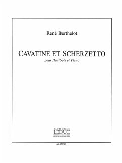 Cover Cavatine et Scherzetto pour hautbois et piano