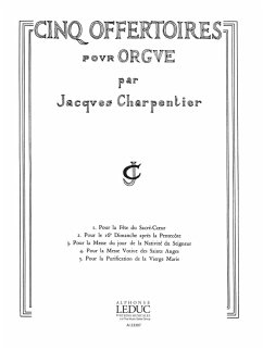 Cover 5 offertoires pour orgue