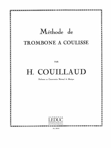 Methode de trombone a coulisse Methode de trombone a coulisse