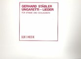 Ungaretti-Lieder für (Mezzo-)Sopran und Schlagwerk (1-2 Spieler) Partitur