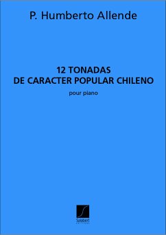 Cover P.H. Allende 12 Tonadas De Caracter Popular Chileno Pour Piano Piano