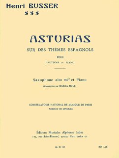 Cover Asturias sur des themes espagnols pour saxophone alto et piano