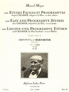 Cover 100 études faciles et progressives d'aprčs Cramer vol.2 pour flűte