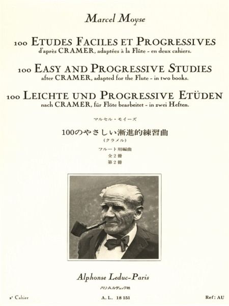 100 études faciles et progressives d'aprčs Cramer vol.2 pour flűte