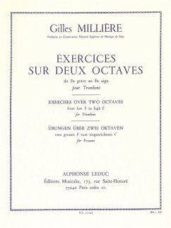 Cover MILLIERE EXERCICES SUR 2 OCTAVES (DU FA GRAVE AU FA AIGU) TROMBONE