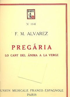 Cover Pregária für Gesang und Klavier (span/kast/it)