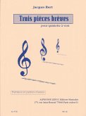 3 pičces brčves pour flűte, hautbois, clarinette, cor, basson partition et parties