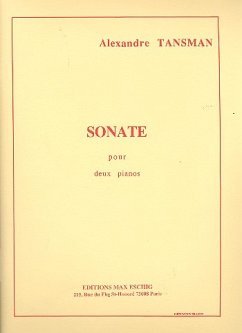 Cover Sonate pour 2 pianos