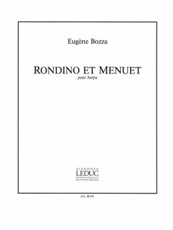 Cover BOZZA RONDINO ET MENUET HARPE