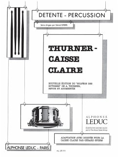 Cover Thurner caisse claire nouvelle edition du solfege des rythmes