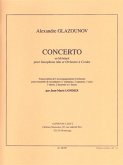 Concerto Mi bemol Major op.109 pour Saxophone Alto et Orchestre a Cordes pour ensemble de saxophones (si/2s/3a/3t/basse) Partition et Parties
