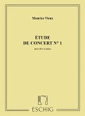 SIX ETUDES DE CONCERT POUR ALTO ET PIANO NO. 1, UT MAJEUR PARTITION+1PARTIE V E R G R I FFEN