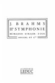 BRAHMS SYMPHONIE N02 OP73 RE MAJEUR PARTITION D'ORCHESTRE IN 16 (POCHE) PH4