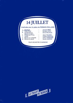 Cover Jacques Ibert, Ouverture Extraite Du 14 Juillet De Romain Rolland Chamber Ensemble Partitur + Stimmen