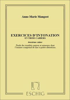 Cover Mangeot Exercices D'Intonation Vol 2 Music Education