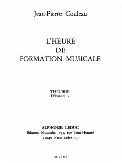 Cover COULEAU HEURE DE FORMATION MUSICALE DEBUTANT 1/THEORIE