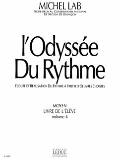 Cover LAB ODYSSEE DU RYTHME/VOLUME 4 MOYEN/LIVRE DE L'ELEVE