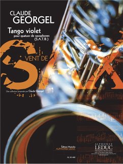 Cover Tango violet pour 4 saxophones (SATB) partition et partie