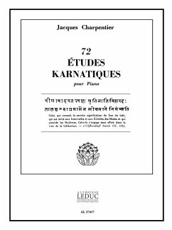 Cover 72 Études karnatiques vol.9 (nos.49-54) pour piano