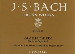 Cover Johann Sebastian Bach, Organ Works Book 15 Orgelbuchlein Orgel Buch