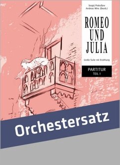 ETM2083 S.Prokofiev, Romeo und Julia - große Suite mit Erzählung für Orchester Partitur und Stimmen