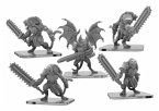 Slashers and Clicker - Monsterpocalypse Legion of Mutates Unit (metal)